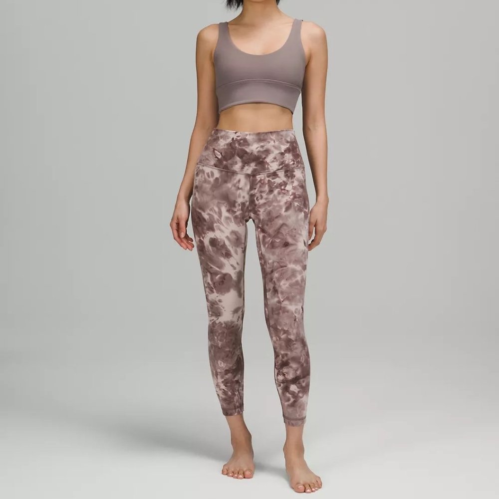 lululemon Align High Rise Pant 25" | Size 6 | Diamond Dye
